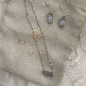 Kendra Scott Necklace and Earring Set